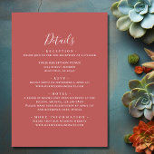 woestijnbloeiende cactus Alles in één bruiloft Kaart