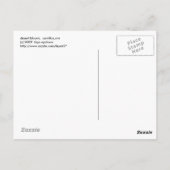 woestijnbloem briefkaart (Achterkant)