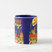 Woestijnbloem Fiesta navyblauw Mok (Midden)