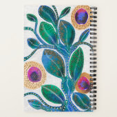 woestijnbloem, met jouw naam, waterverf notitieboek (Achterkant)