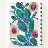 woestijnbloem, met jouw naam, waterverf notitieboek (Achterkant)