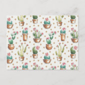 Woestijnbloem Stap | Blossom Pattern Briefkaart (Voorkant)