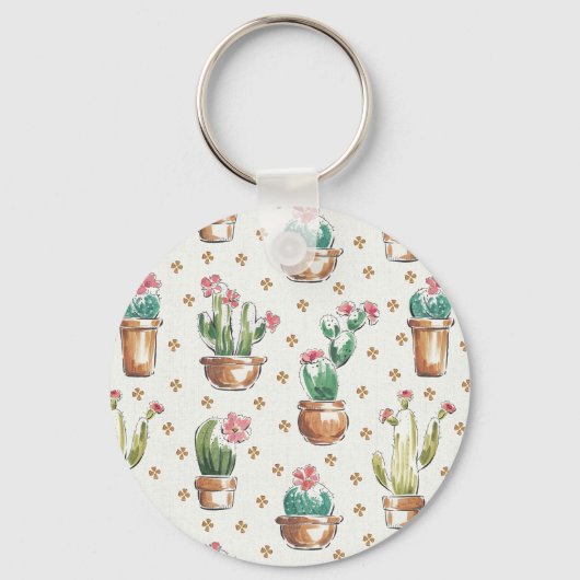 Woestijnbloem Stap | Blossom Pattern Sleutelhanger (Voorkant)