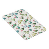 Woestijnbloem Stap | Roze patroon Magneet (Rechterzijde)