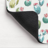 Woestijnbloem Stap | Roze patroon Muismat (Hoek)