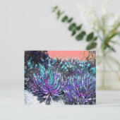 woestijnbloemen briefkaart (Staand voorkant)