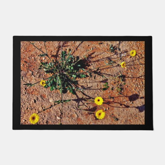 woestijnbloemen deurmat (Voorkant)