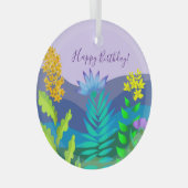 Woestijnbloemen Glas Ornament (Voorkant Rechts)
