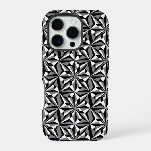 Woestijnbloemen in grijs iPhone hoesje (Achterkant)