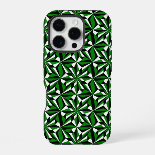 Woestijnbloemen in het groen iPhone hoesje (Achterkant)