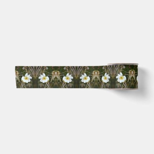 woestijnbloemen satijnen lint (Voorkant)