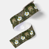 woestijnbloemen satijnen lint (Achterkant)