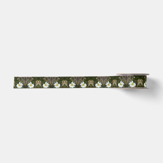Woestijnbloemen Satin Ribbon Satijnen Lint (Voorkant)
