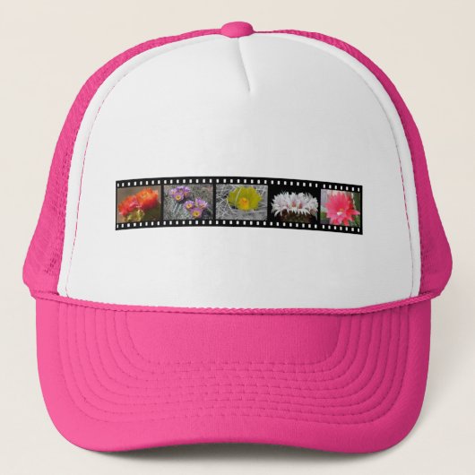 Woestijnbloemen weer trucker pet (Voorkant)