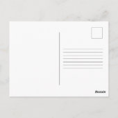 Woestijnboerderij schuur met kippen briefkaart (Achterkant)