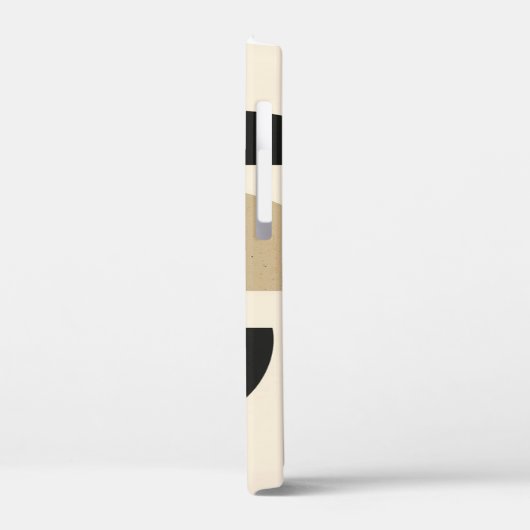 Woestijnbogen: compositie in zwart en beige Case-Mate iPhone case (Achterkant / Links)