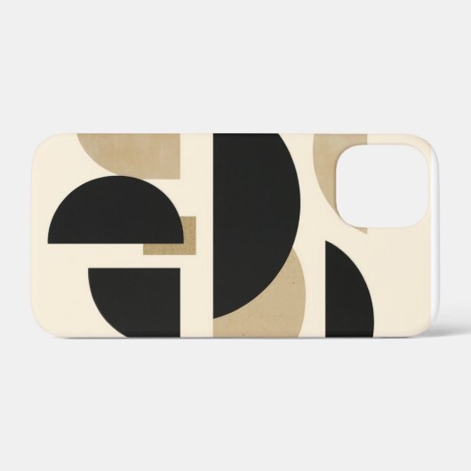Woestijnbogen: compositie in zwart en beige Case-Mate iPhone case (Achterkant (horizontaal))
