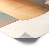 Woestijnbogen – Moderne Abstracte architectuur Poster (Hoek)