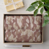 Woestijnbruine camouflage tissuepapier (Geschenk)