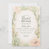 Woestijncactus Bruidsfeest Fiesta shower Kaart (Voorkant)