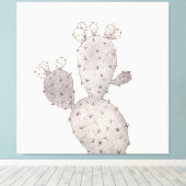 Woestijncactus Canvas Afdruk (Insitu (Houten vloer))