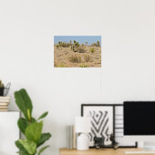 Woestijncactus en Planten Poster (Thuiskantoor)