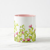  woestijncactus met roze ventilatorkoffie-Mok Mok (Midden)