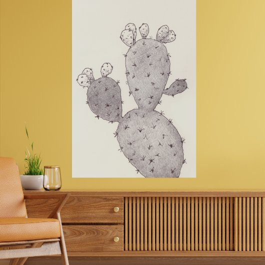 Woestijncactus Poster (Woonkamer 2)