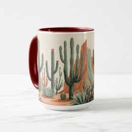 Woestijncactus Tuin | Zuidwestelijke Koffiemok Mok