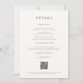 Woestijncactussen Wildflower Wedding Kaart (Achterkant)