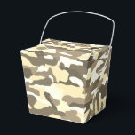 Woestijncamouflage Bedankdoosjes<br><div class="desc">Subtiel maar onderscheidend,  deze camouflagegunstendozen in gele en sepia tinten zijn geschikt voor natuur geïnspireerde evenementen,  eco-thema feesten en safari-vieringen. Neutraal genoeg voor minimalisten,  maar nog steeds een opvallend ontwerp.</div>