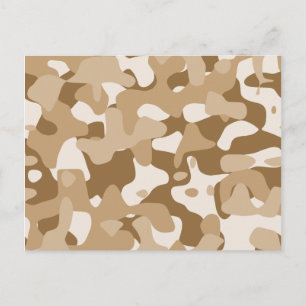 Woestijncamouflage Briefkaart