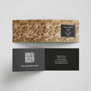 Woestijncamouflage, bruine camouflage, militair, l visitekaartje