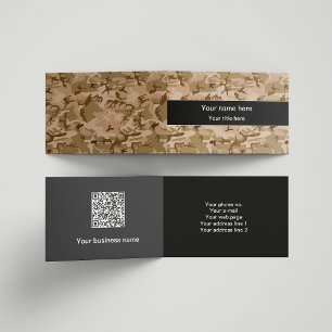 Woestijncamouflage, bruine camouflage, militair, l visitekaartje