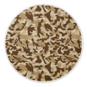 Woestijncamouflage keramische knop (Voorkant)
