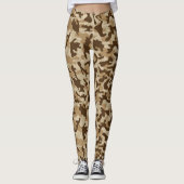 Woestijncamouflage  leggings (Voorkant)
