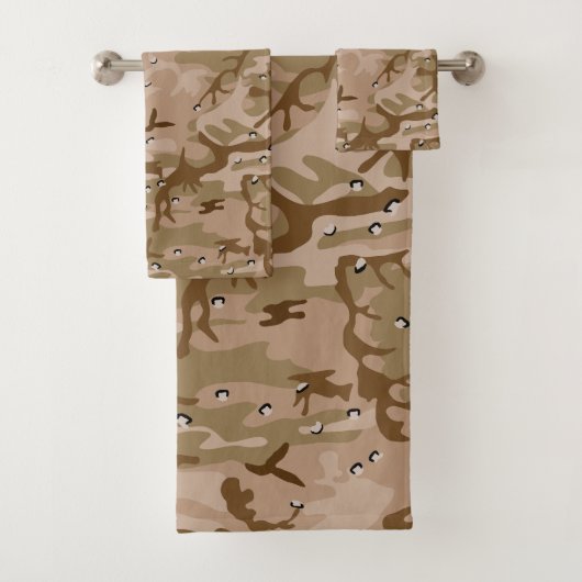 Woestijncamouflage met kiezels, militair, leger bad handdoek (Insitu)