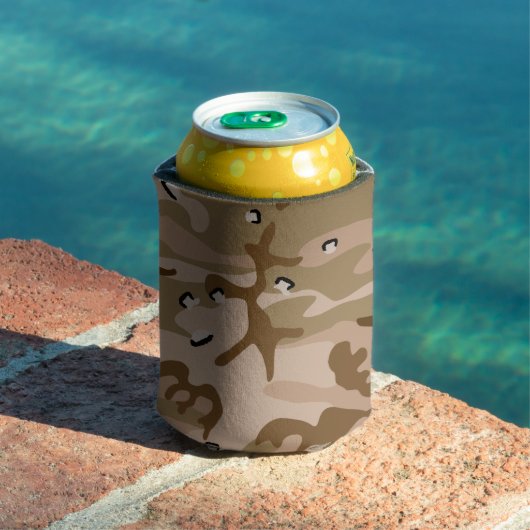 Woestijncamouflage met kiezels, militair, leger blikjeskoeler (Insitu Zwembad)