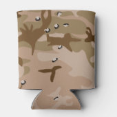 Woestijncamouflage met kiezels, militair, leger blikjeskoeler (Achterkant)