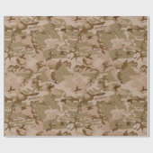 Woestijncamouflage met kiezels, militair, leger cadeaupapier (Vlak)