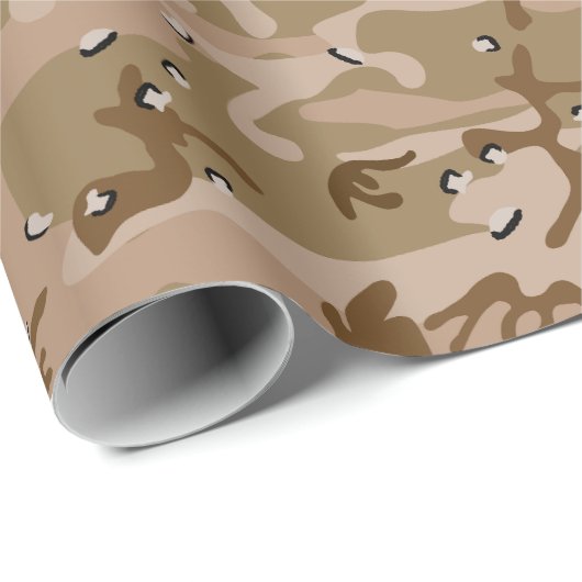 Woestijncamouflage met kiezels, militair, leger cadeaupapier (Rol Hoek)