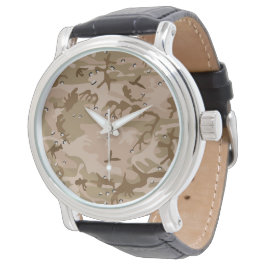 Woestijncamouflage met kiezels, militair, leger horloge