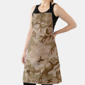 Woestijncamouflage met kiezels, militair, leger schort (Insitu)