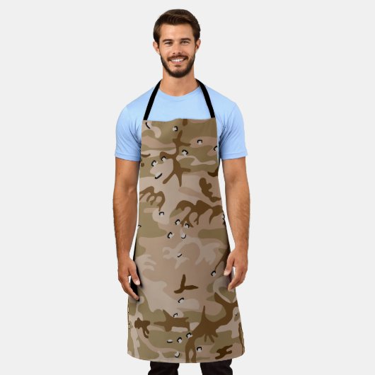 Woestijncamouflage met kiezels, militair, leger schort (Gedragen)