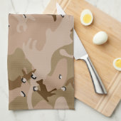 Woestijncamouflage met kiezels, militair, leger theedoek (Quarter Fold)