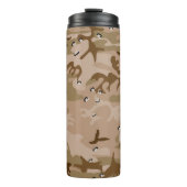 Woestijncamouflage met kiezels, militair, leger thermosbeker (Voorkant)