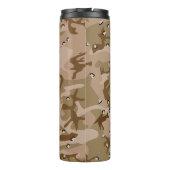 Woestijncamouflage met kiezels, militair, leger thermosbeker (Achterkant)