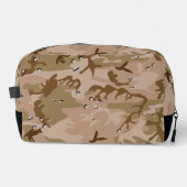 Woestijncamouflage met kiezels, militair, leger toilettasje (Voorkant)