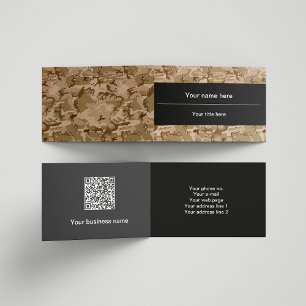 Woestijncamouflage met kiezelstenen, militair, leg visitekaartje