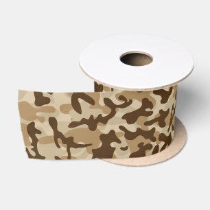 Woestijncamouflage Satijnen Lint